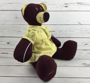 Memory Bears created from school uniforms