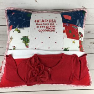 Handmade Christmas Memory Cushion