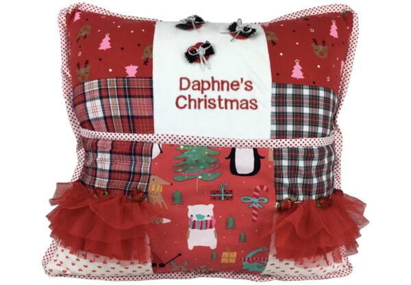 Christmas Reading Cushion Keepsake