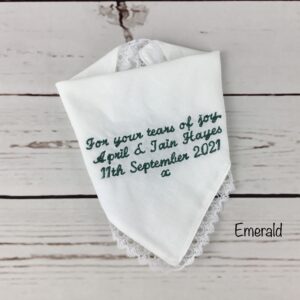 Wedding Day Handkerchief - Image 7