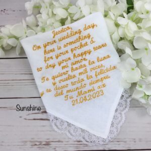 Wedding Day Handkerchief - Image 5