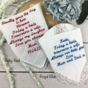 Wedding Day Handkerchief - Image 4